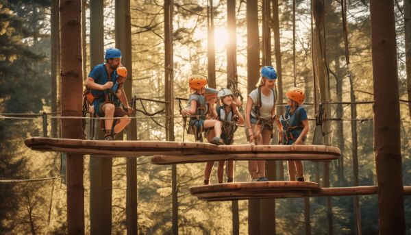 Aventure en famille dans les parcs accrobranche en France